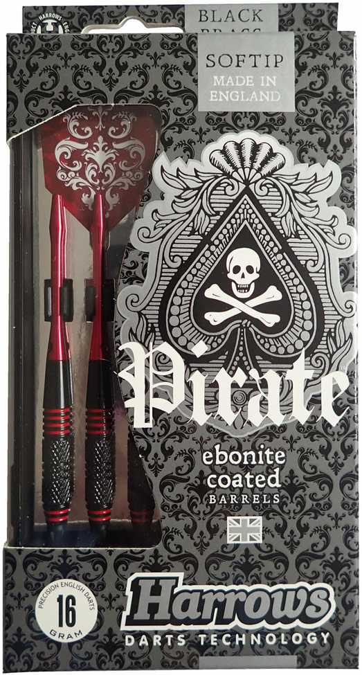 Smiginio strėlytės Harrows Pirate Softip - 16 gK