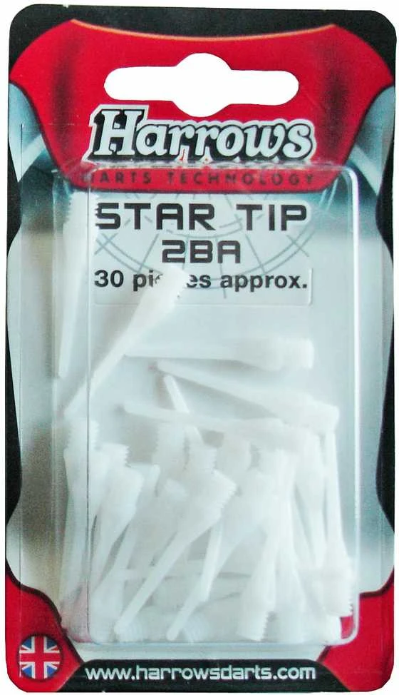 Softip Harrows Atsarginiai žvaigždės formos antgaliai šaudyklėms 30 vnt.