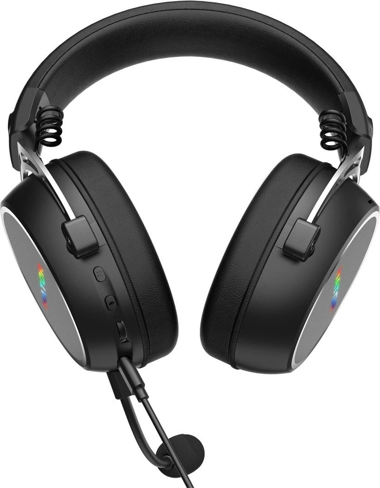 Ausinės Hator Hypergang 3 USB ESH50 RGB juoda