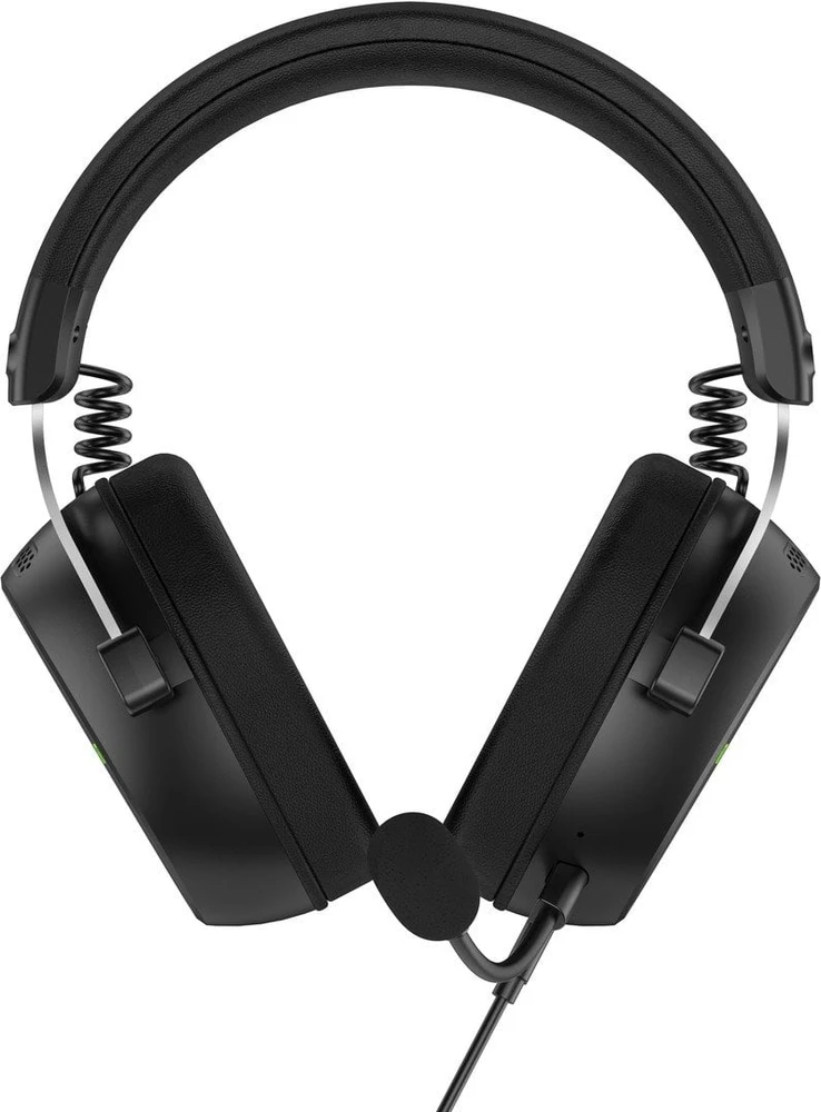 Ausinės Hator Hypergang 3 USB ESH50 RGB juoda