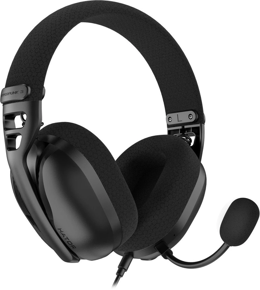 Ausinės Hator Hyperpunk 3 USB ESH10 juoda