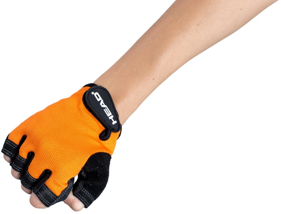 Head Fitness pirštinės M, juoda-oranžinė (HA104-M)