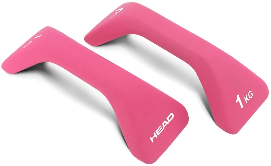 Head Fitness Head Hanteliai atsispaudimams nuo galvos 1kg x 2 vnt. (HA188-2)