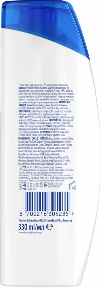 „Head&Shoulders“ „Head & Shoulders Men Ultra Old Spice“ šampūnas