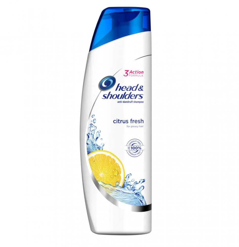 Head&Shoulders Šampūnas HEAD & SHOULDERS Citrusiniai vaisiai, 400 ml