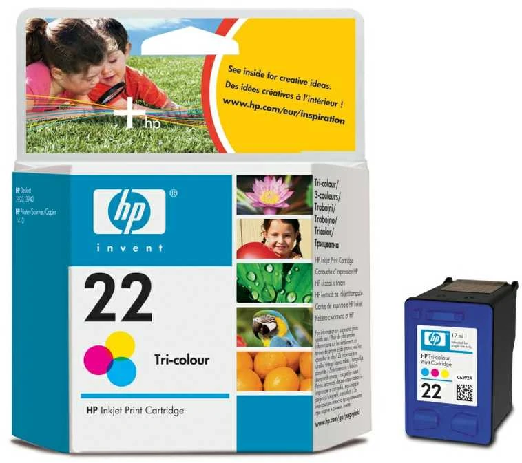 Hewlett Packard (HP) HP C9352AE rašalo kasetė Nr.22, trispalvė