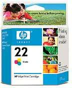 Hewlett Packard (HP) HP C9352AE rašalo kasetė Nr.22, trispalvė