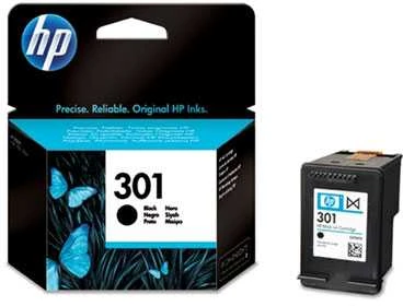 Hewlett Packard (HP) HP 301 originali rašalo kasetė, juoda, standartinės talpos, 3 ml