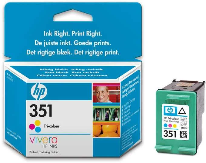 Hewlett Packard (HP) HP CB337EE rašalo kasetė Nr.351, trispalvė