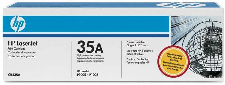 Hewlett Packard (HP) HP 35A Juodas Toneris kasetė, 1500 puslapių, skirta LaserJet P1005, P1006