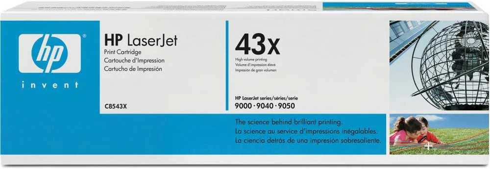 Hewlett Packard (HP) HP Toneris Juodas 43X for LaserJet 9000-/9050-series (30.000 pages)