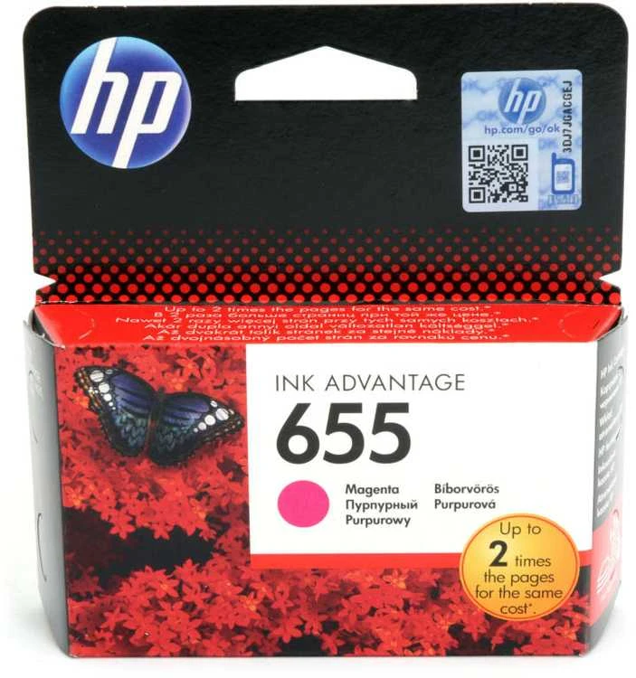 Hewlett Packard (HP) HP Nr.655 (CZ111AE), purpurinė kasetė