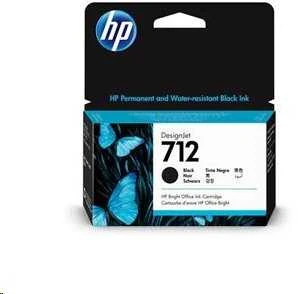 Hewlett Packard (HP) HP 712 38 ml juoda DesignJet rašalo kasetė