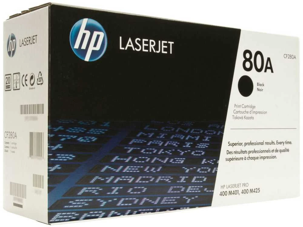 Hewlett Packard (HP) HP 80A Juodas Toneris Cartridge, 2700 pages, for LaserJet Pro 400 M425 Series