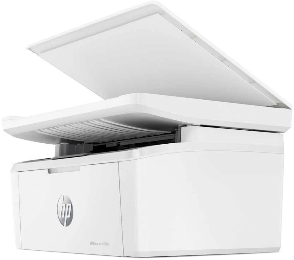 Daugiafunkcis lazerinis spausdintuvas HP LaserJet MFP M140w, spausdinimas / kopijavimas / skenavimas, nespalvotas, A4, 20 ppm, USB / Wi-Fi, baltas