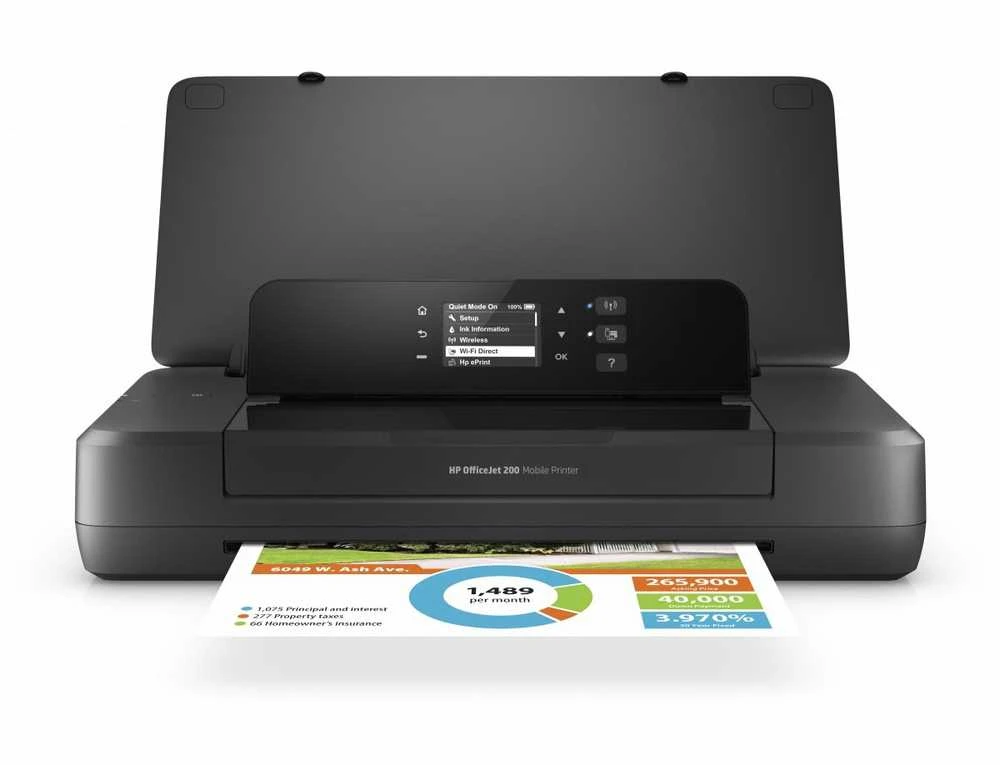 Hewlett Packard (HP) Spausdintuvas rašalinis HP OfficeJet 200 Mobile Spausdintuvas (CZ993A)