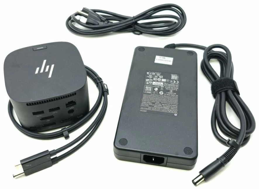 Hewlett Packard (HP) HP Thunderbolt 280W G4 dokas su kombinuotu kabeliu