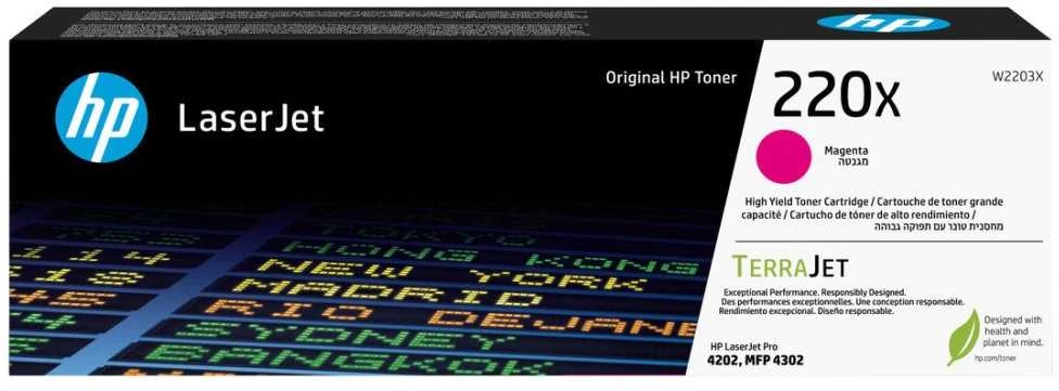 Hewlett Packard (HP) HP 220X originali Magenta LaserJet dažų kasetė