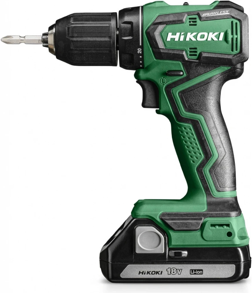 Suktuvas-gręžtuvas Hikoki DS18DDWRZ; 18 V; 2x2,0 Ah akum.