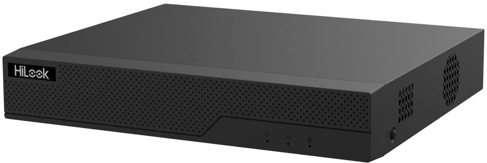 „HiLook“ IP įrašymo įrenginys „Hikvision“ „HiLook NVR-104MH-C/4P(STD)(D) / NVR-4CH-5MP/4P“ 4 kanalų tinklo įrašymo įrenginys su POE