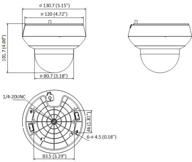 „HiLook“ su „HIKVISION PTZ“ kamera PTZ-N2404I-DE3(F)