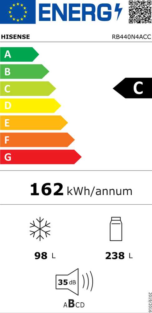 Šaldytuvas Hisense RB440N4ACC