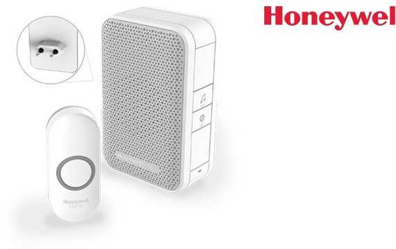 FRIEDLAND BY HONEYWELL belaidis durų skambutis DC311NP2, 230 V, 150 metrų, 4 tonai, baltas