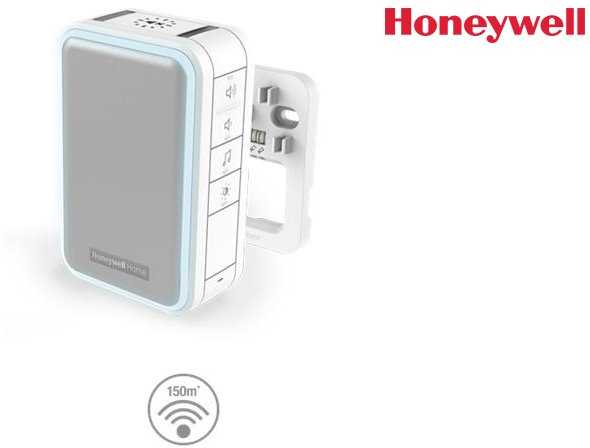 Honeywell Serie3 Gong verdrahtet 6 TÃ¶ne 84dB LED Stummmodus balta
