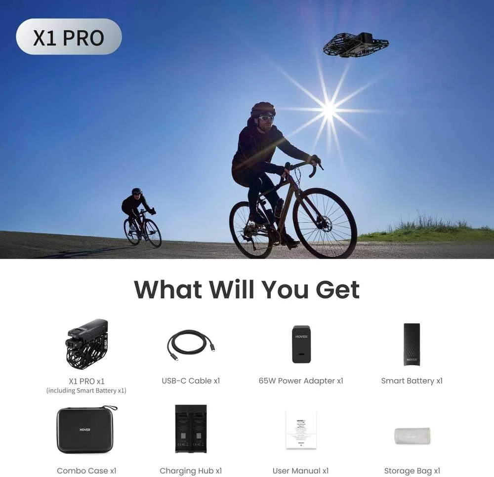 HOVERAir X1 PRO Basic Combo (EU) - drone