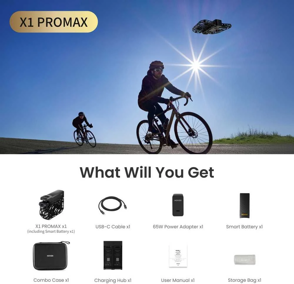 HOVERAir X1 PROMAX Basic Combo (EU) - drone