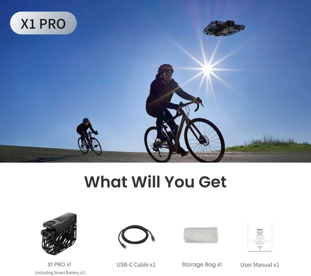 HOVERAir X1 PRO Standard - dronas