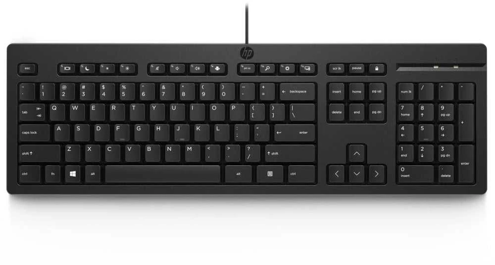 Hewlett Packard (HP) HP 125 G2 laidinė USB klaviatūra - CZ/SK