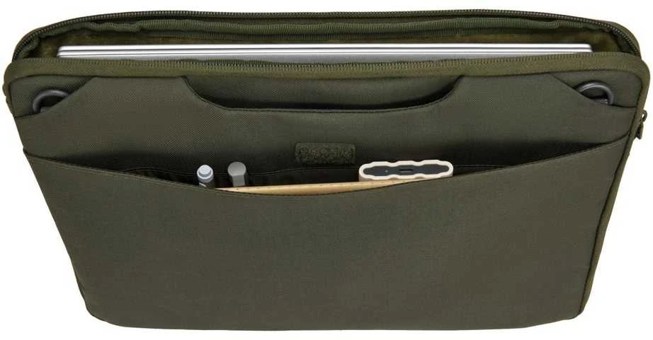 HP Modular 14 Sleeve/Top Load su rankenomis/peties dirželiu, Vanduo Resistant - Dark Olive Žalias