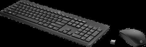 Klaviatūra Hewlett Packard (HP) HP 230 set (CZ+SK) juoda