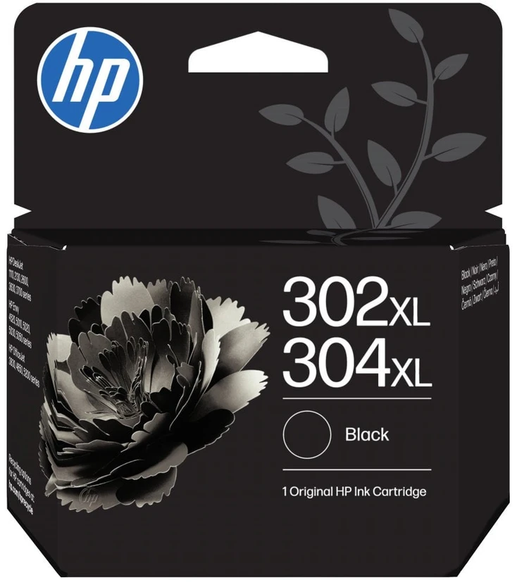 Hewlett Packard (HP) HP 302XL/304XL Juodas originalus rašalo kasetė
