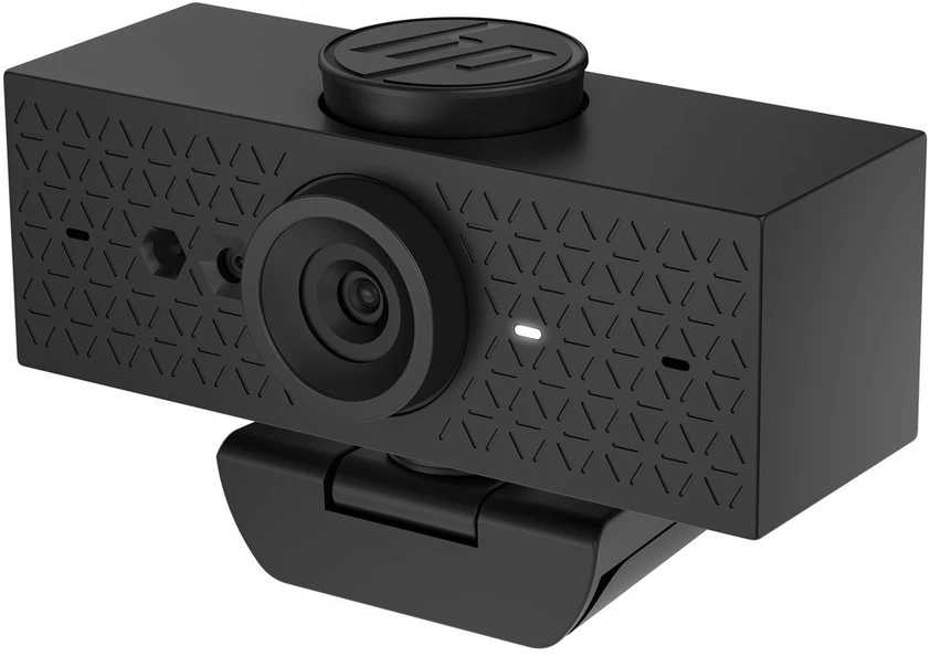 HP 625 USB FHD konferencijų verslo internetinė kamera – pakreipta, pasukama, dvigubą triukšmą mažinantis mikrofonas, HDR, suderinama su „Windows Hello“, pritvirtinama – Juodas
