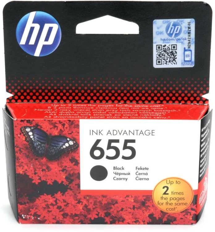 Hewlett Packard (HP) HP 655 - Rašalo kasetė Originali - Juodas - 14 ml