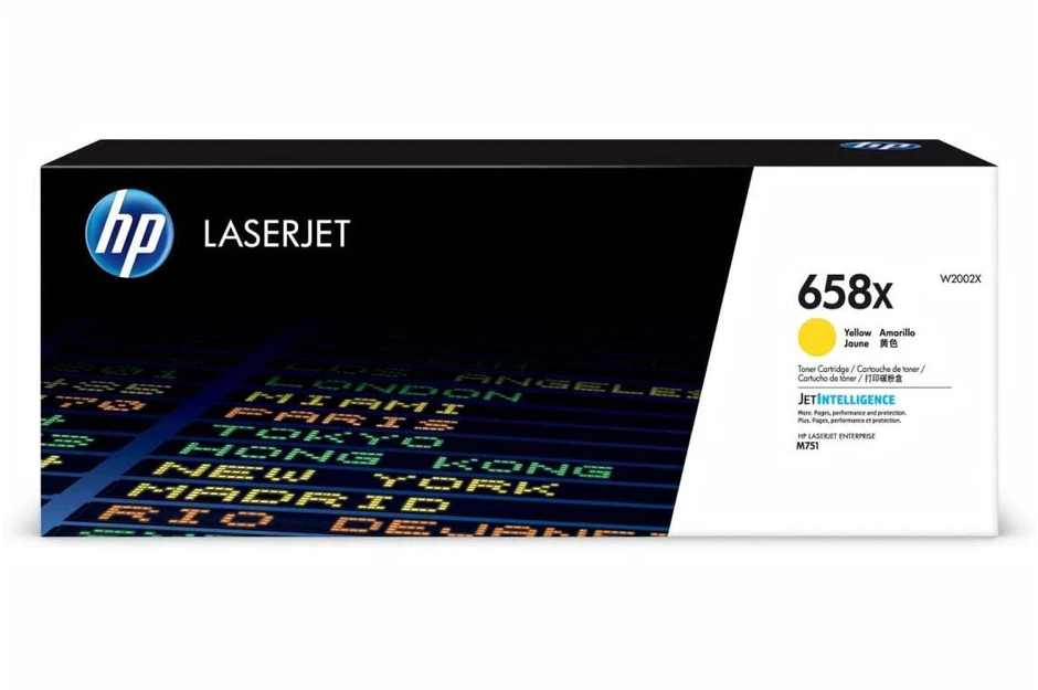 Hewlett Packard (HP) HP 658X (W2002X), geltona kasetė