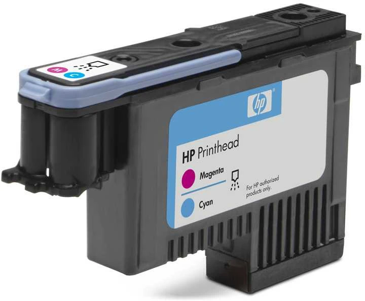 Hewlett Packard (HP) HP 72 Magenta/Cyan spausdinimo galvutė, skirta HP Designjet T1100, T770