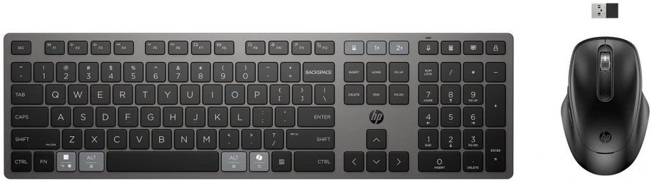 Hewlett Packard (HP) HP 725 įkraunama belaidė pelė ir klaviatūra CZ-SK