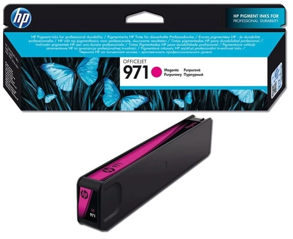 Hewlett Packard (HP) HP Nr.970 Magenta Ink Cart. skirta Officejet Pro X serijai (2 500 puslapių)