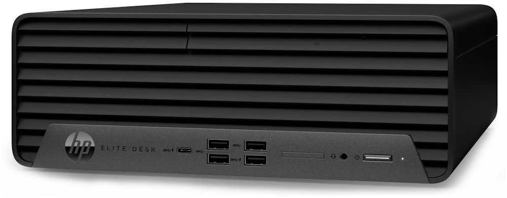 Hewlett Packard (HP) HP PC Elite SFF 805 G9 Ryzen 3 Pro 8300G, 16 GB DDR5, 512 GB NVMe, Radeon 740M, klaviatūra ir mygtukai, 260 W platininis, 2xDP+HDMI, Win11Pro