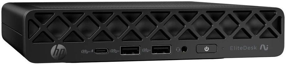 Hewlett Packard (HP) HP asmeninis kompiuteris EliteDesk 8 Mini G1a, Ryzen 5 Pro 215, 1x16GB, 512GB, Radeon 740M, WiFi 6e+BT, jungtis ir pelė, 90W, 2xDP+HDMI+USB-C, Win11Pro