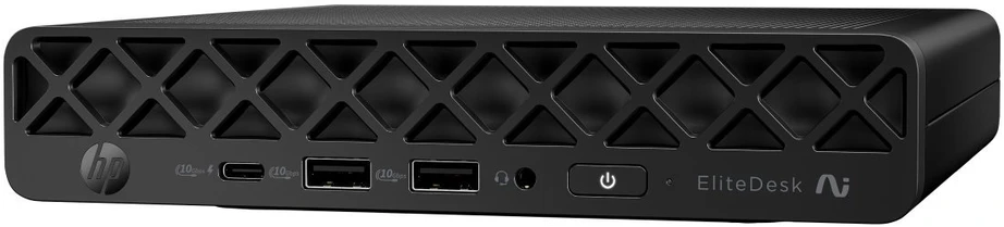 Hewlett Packard (HP) HP asmeninis kompiuteris EliteDesk 8 Mini G1a, Ryzen 5 Pro 215, 1x16GB, 512GB, Radeon 740M, WiFi 6e+BT, jungtis ir pelė, 90W, 2xDP+HDMI+USB-C, Win11Pro