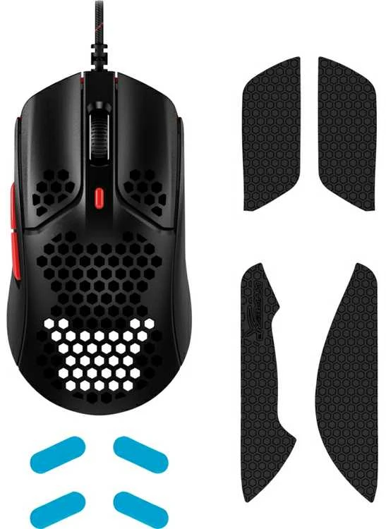 Žaidimų pelė HyperX Pulsefire Haste, Juoda/Raudona
