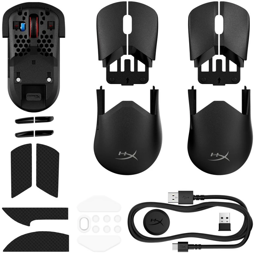 Hewlett Packard (HP) HyperX Pulsefire Saga Wireless – žaidimų pelė (juoda) – pelė