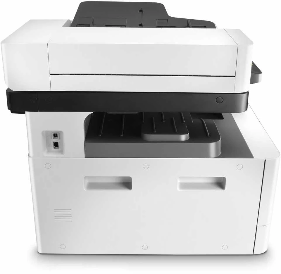 Hewlett Packard (HP) HP LaserJet MFP M443nda AIO All-in-One Spausdintuvas - A3 Mono lazerinis, Spausdinti/Kopijuoti/Nuskaityti, Automatinis dokumentų tiektuvas, Auto-Duplex, LAN, 25psl/min, 2000-5000 puslapių per mėn.