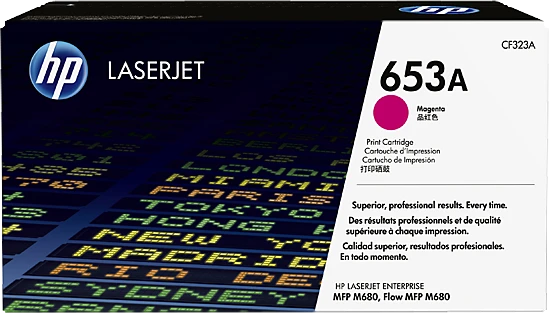 Hewlett Packard (HP) HP 653A Magenta LJ Toneris Cart, CF323A