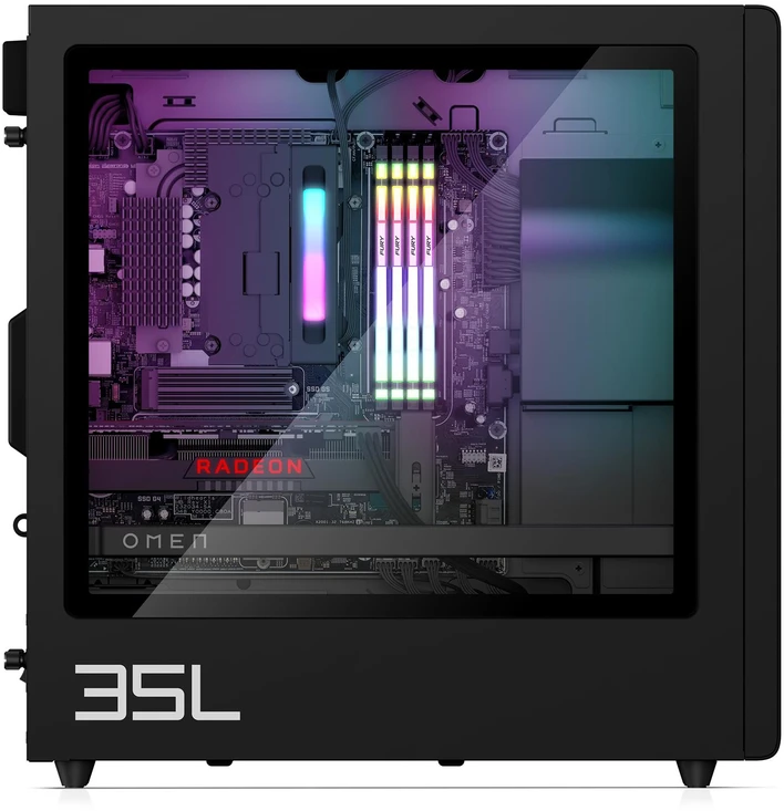 Hewlett Packard (HP) HP OMEN 35L GT16-0012nc stacionarus kompiuteris, Ultra 7-265K, 32 GB DDR5, 1 TB SSD, RX 9070XT 16 GB, Windows 11 Home, 3-3-0, Game Pass