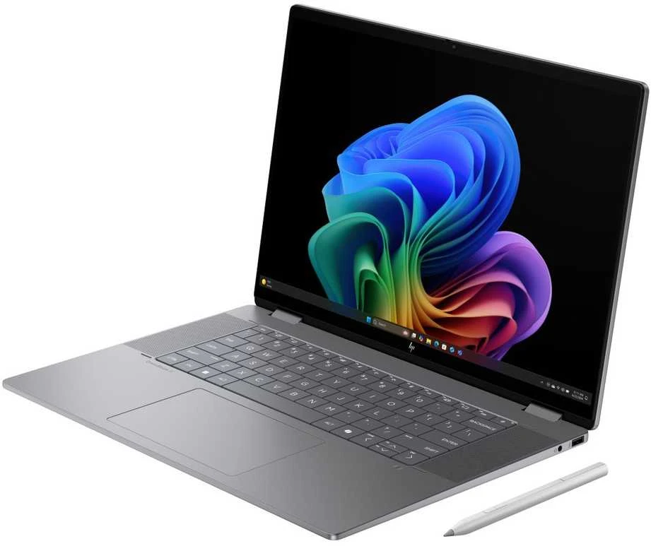 Nešiojamas kompiuteris Hewlett Packard (HP) NTB HP OmniBook X Flip NG AI PC 16-ar0003nc, Ryzen AI 7 350, 16.0 2K OLED, 32GB LPDDR5X, 1TB, Win 11,Stylus, 2Y On-site